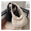 Soft Tote Large Carryall Puffer Light Shoulder Bag | https://www.bestnamebadges.com