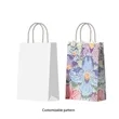 Kraft Shopping with Handles Disposable Paper Gift Bags | https://www.bestnamebadges.com