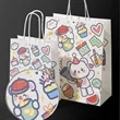 Kraft Shopping with Handles Disposable Paper Gift Bags | https://www.bestnamebadges.com