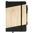 Bamboo Journal Notebook w/ Pen | https://www.bestnamebadges.com