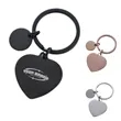 Elegant Heart and Round Metal Keychain Accessory | https://www.bestnamebadges.com