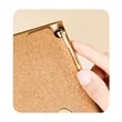 A5 Eco-Friendly Cork Hardcover Magnetic Closure Notebook | https://www.bestnamebadges.com