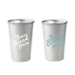 Color-Changing Aluminum Beer Cup Cold Drinks Eco Mug | https://www.bestnamebadges.com
