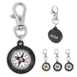 Portable Outdoor Compass Keychain Clip with Carabiner | https://www.bestnamebadges.com