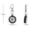 Portable Outdoor Compass Keychain Clip with Carabiner | https://www.bestnamebadges.com
