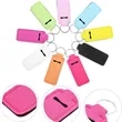 Neoprene Lip Balm Holder Keychain for Lipstick or Chapstick | https://www.bestnamebadges.com