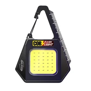 Ultra Bright Mini Flashlight Keychain w/ Clip Magnetic Base | https://www.bestnamebadges.com