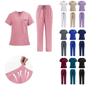 V Neck Scrubs Set