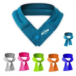 Cooling Ice Scarf Neck Wrap Sweat Towel and Chilling Bandana | https://www.bestnamebadges.com