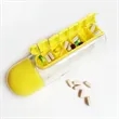 Portable Pill Box Water Cup | https://www.bestnamebadges.com