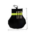 Portable Accessory Golf Tee Storage Pouch with Hook Clip | https://www.bestnamebadges.com