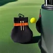 Portable Accessory Golf Tee Storage Pouch with Hook Clip | https://www.bestnamebadges.com
