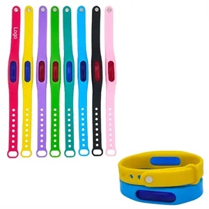 Silicone Plant Essential Oil Mosquito Repellent Bracelets