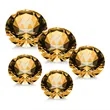 Optical Gemstone Award - Amber | https://www.bestnamebadges.com