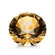 Optical Gemstone Award - Amber | https://www.bestnamebadges.com