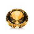 Optical Gemstone Award - Amber | https://www.bestnamebadges.com