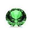 Optical Gemstone Award - Emerald | https://www.bestnamebadges.com