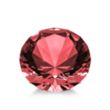 Optical Gemstone Award - Ruby | https://www.bestnamebadges.com