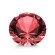 Optical Gemstone Award - Ruby | https://www.bestnamebadges.com