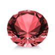 Optical Gemstone Award - Ruby | https://www.bestnamebadges.com