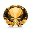 Optical Gemstone Award - Amber | https://www.bestnamebadges.com