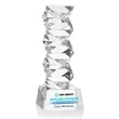 Callucci VividPrint™ Award on Robson Base - Clear | https://www.bestnamebadges.com