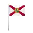 4"x6" & 12"x18'' Florida ePoly Printed Stick Flags | https://www.bestnamebadges.com