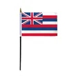 4"x6" & 12"x18'' Hawaii ePoly Printed Stick Flags | https://www.bestnamebadges.com