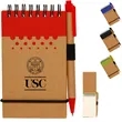 Two-Tone Spiral Notepad w/ Pen | https://www.bestnamebadges.com