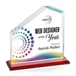 Fairmont VividPrint™ Award - Red | https://www.bestnamebadges.com
