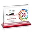 Mirela VividPrint™ Award - Red | https://www.bestnamebadges.com