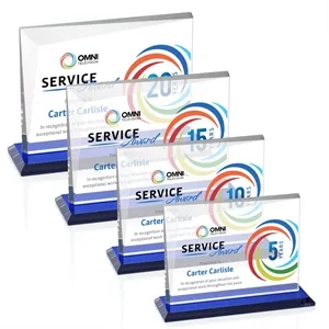 Mirela VividPrint™ Award - Blue | https://www.bestnamebadges.com
