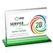 Mirela VividPrint™ Award - Green | https://www.bestnamebadges.com