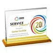 Mirela VividPrint™ Award - Amber | https://www.bestnamebadges.com