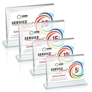 Mirela VividPrint™ Award - Clear | https://www.bestnamebadges.com