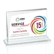 Mirela VividPrint™ Award - Clear | https://www.bestnamebadges.com