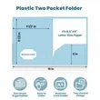 Durable Folders With Pocket School Office File Organizer | https://www.bestnamebadges.com