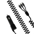 Car Charger 3-IN-1 Retractable Cable Fast Charging Adapter | https://www.bestnamebadges.com