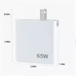 PD65W Gallium Nitride Charger Fast Charging Head | https://www.bestnamebadges.com