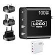 100W PD Power Adapter Charger Type C Ports | https://www.bestnamebadges.com