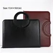 A4 Business Padfolio, Folder Organizer With Zipped Handle | https://www.bestnamebadges.com