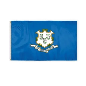 3'x5' Connecticut ePoly Printed Flags | https://www.bestnamebadges.com