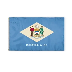 3'x5' Delaware ePoly Printed Flags | https://www.bestnamebadges.com