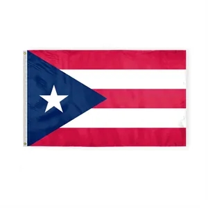 3'x5' Puerto Rico ePoly Printed Flags | https://www.bestnamebadges.com