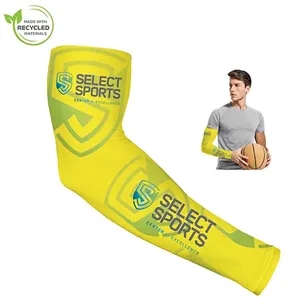 Recycled RPET Polyester Full Color Compression Arm Sleeve | https://www.bestnamebadges.com