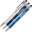 Midnight Metal Stylus Pens with LED | https://www.bestnamebadges.com