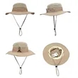 Fisherman Wide Brim Bucket Hat ( Full Color ) | https://www.bestnamebadges.com