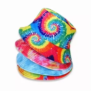 Unisex Double-Sided Tie Dye Bucket Hat