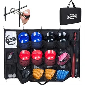 Hanging Baseball Helmet Bag to Organize Equipment