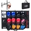 Hanging Baseball Helmet Bag to Organize Equipment | https://www.bestnamebadges.com